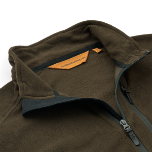 KETTIL 2000 Fleece in dunklem Grün/Grau - Northern hunting