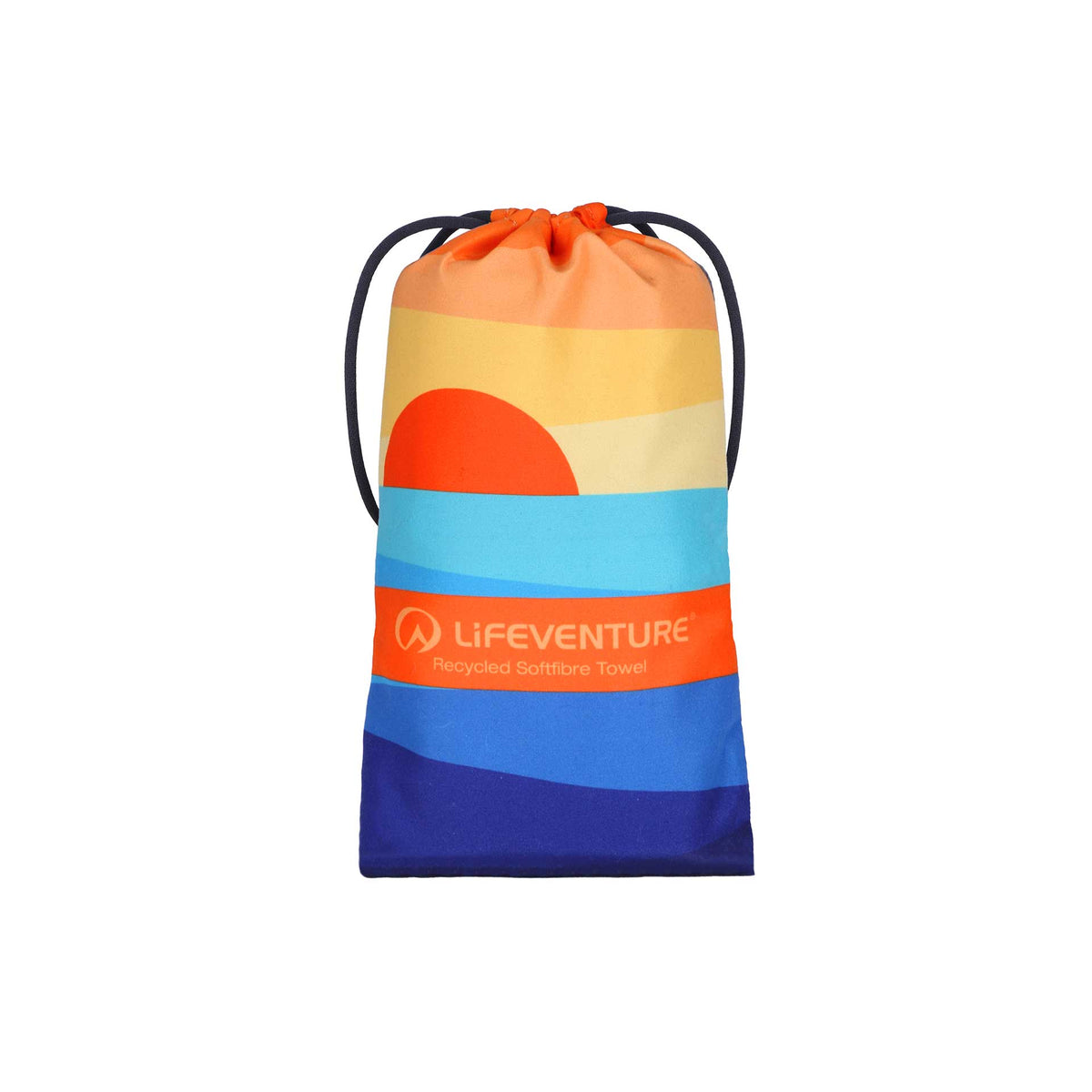 Recyceltes SoftFibre Trek Handtuch, geometrisch – Life Venture