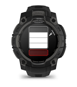 Instinct® 3 – 45 mm, AMOLED, Schwarz mit schwarzem Armband – Garmin