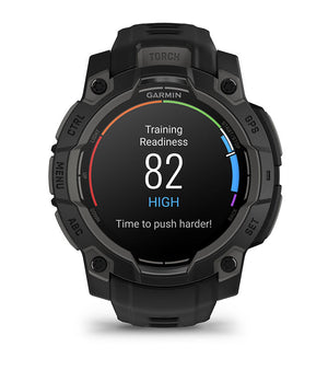 Instinct® 3 – 45 mm, AMOLED, Schwarz mit schwarzem Armband – Garmin