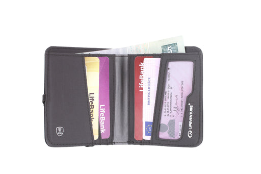 RFID Compact Wallet, Recycled, Grey - Life Venture