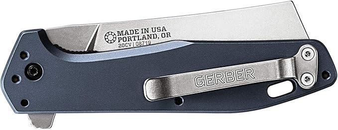 Messer Fastball Cleaver 20CV - Urban Blue - Gerber