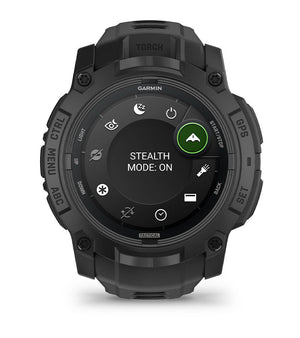 Instinct® 3 – 50 mm, AMOLED, Tactical Edition, Schwarz mit schwarzem Armband – Garmin
