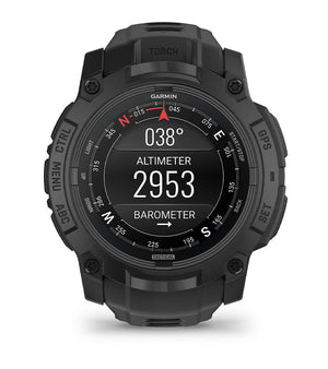 Instinct® 3 – 50 mm, AMOLED, Tactical Edition, Schwarz mit schwarzem Armband – Garmin