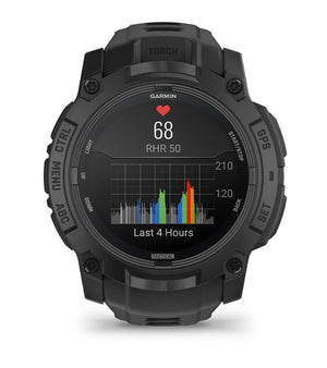Instinct® 3 – 50 mm, AMOLED, Tactical Edition, Schwarz mit schwarzem Armband – Garmin