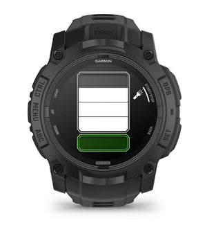 Instinct® 3 – 50 mm, AMOLED, Tactical Edition, Schwarz mit schwarzem Armband – Garmin