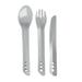 Ellipse Cutlery Set, Light Grey - Life Venture