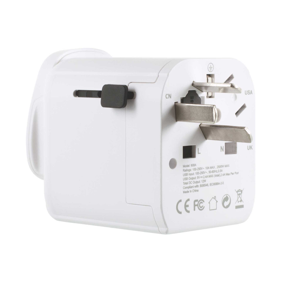 UK-zu-Welt-Reiseadapter mit USB – Life Venture