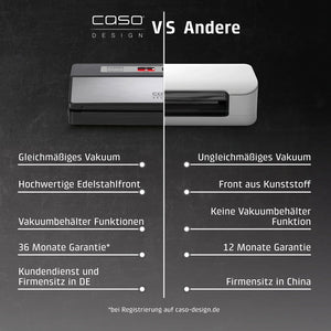 Vakuumierer VR390 0.8 bar 12 L/min - Caso