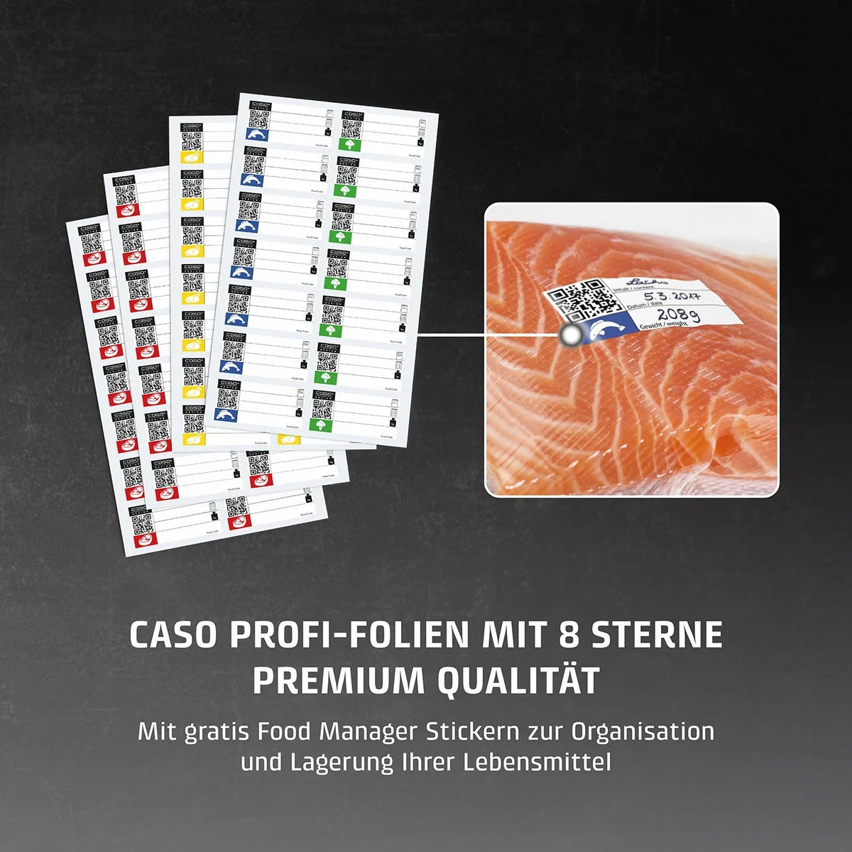 Vakuumierbeutel 40x60 cm 25 Stk. - 150 my – Caso