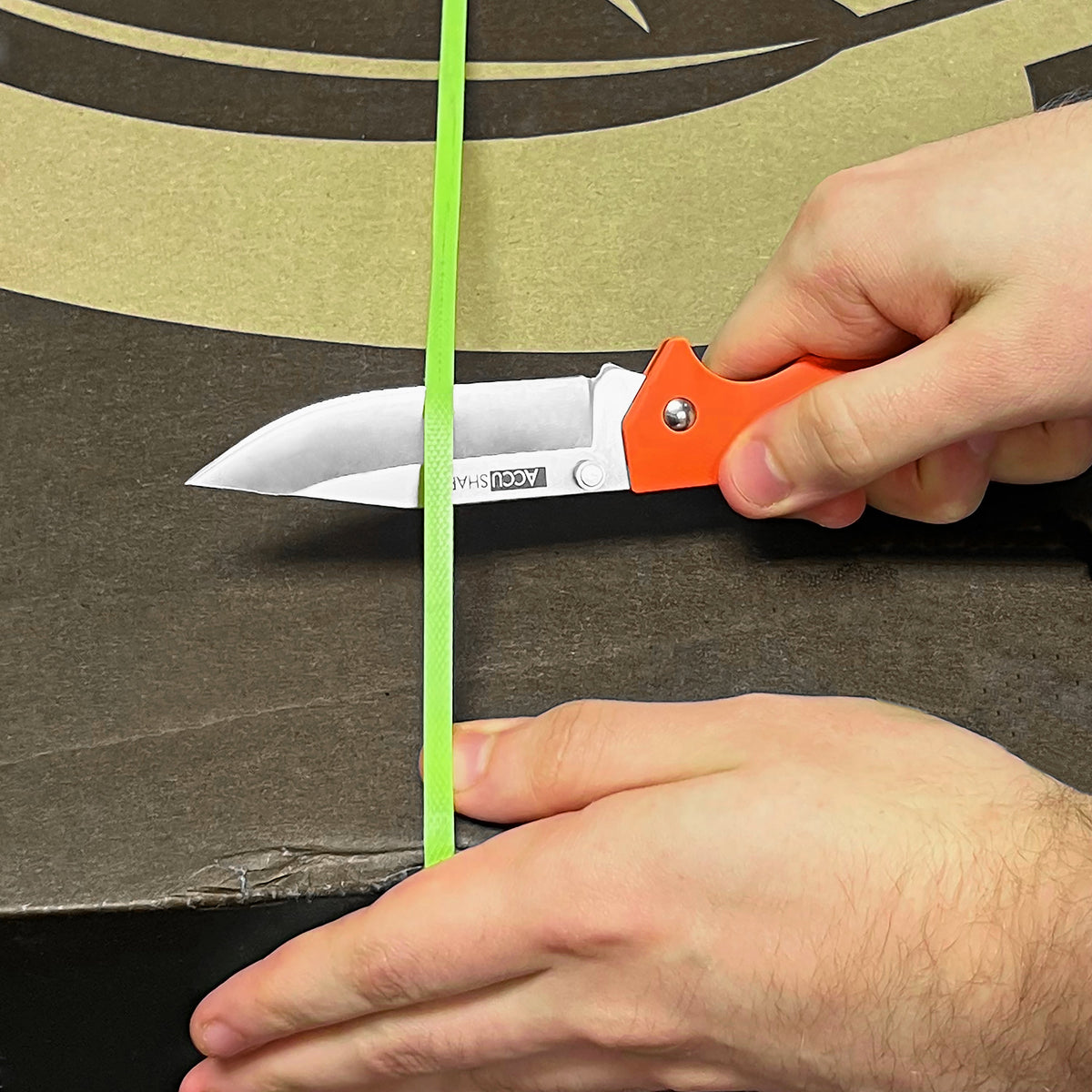 AccuSharp Klappmesser orange – Accusharp