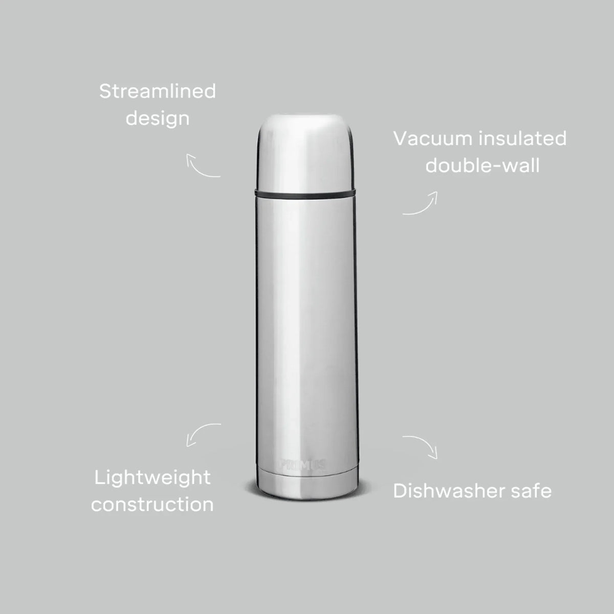 Classic Light Vakuumflasche Stainless Steel / 0.35 L – Primus