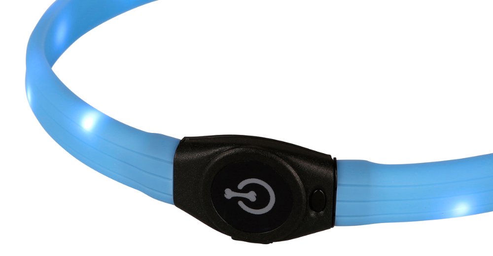 Halsband Maxi Safe LED – Blau – Kerbl