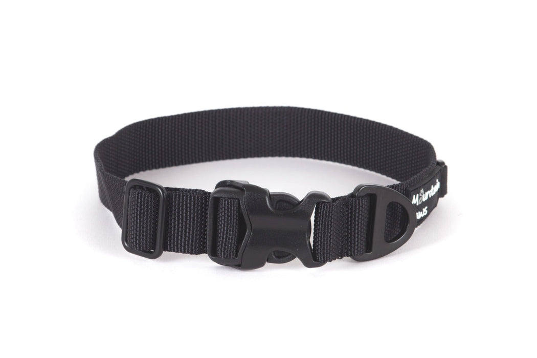 Extra Tough Dog Collar, Large, Black - Mountain Paws