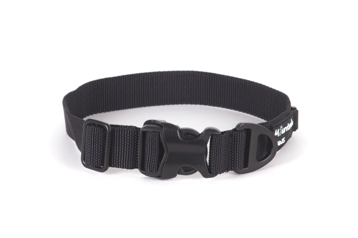 Extra Tough Dog Collar, Medium, Black - Mountain Paws