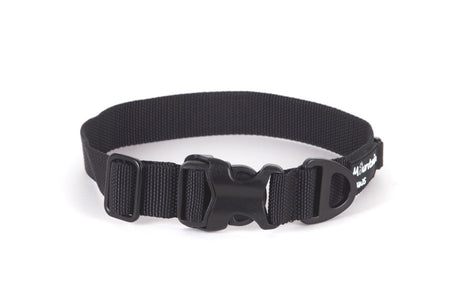 Extra Tough Dog Collar, Medium, Black - Mountain Paws
