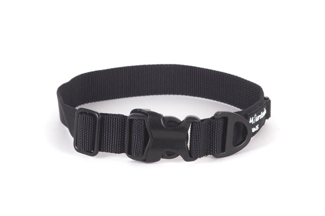 Extra Tough Dog Collar, Medium, Black - Mountain Paws