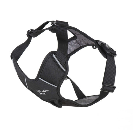 Hundegeschirr, Extra groß, Schwarz – Mountain Paws