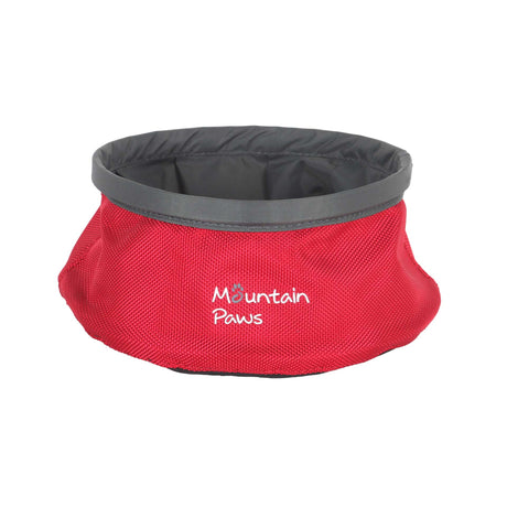 Faltbarer Hundetrinknapf Rot – Mountain Paws