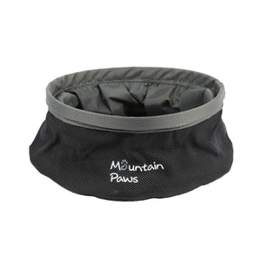 Faltbare Hundetrinkschüssel Schwarz – Mountain Paws