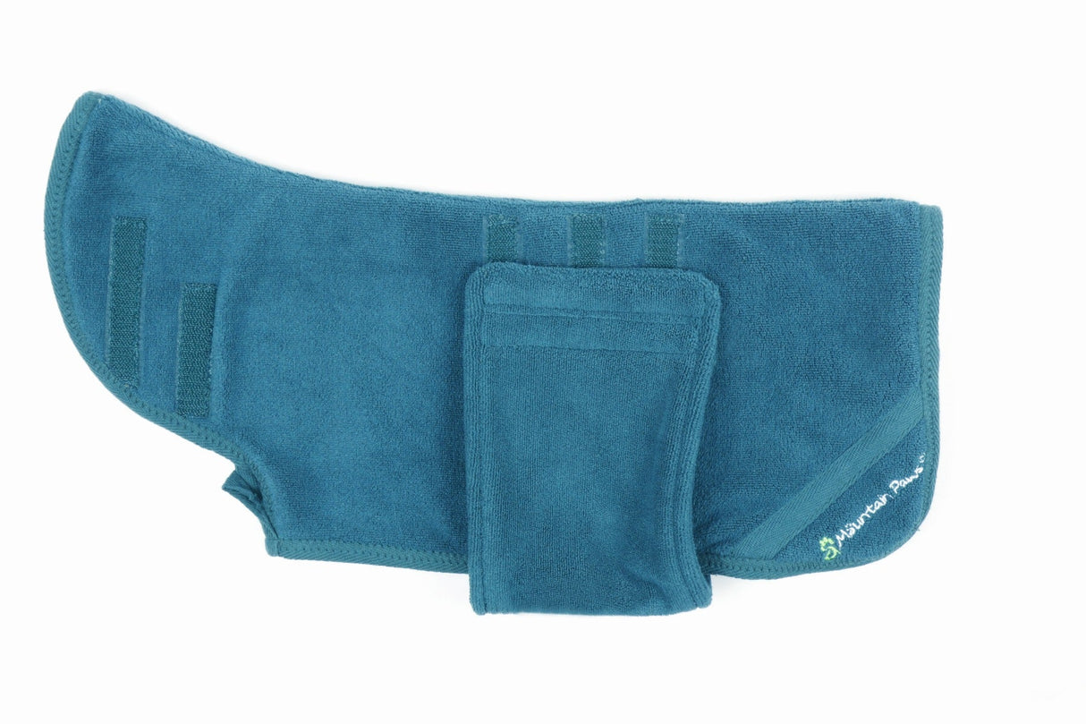 Dog Robe, Medium, Blue - Mountain Paws