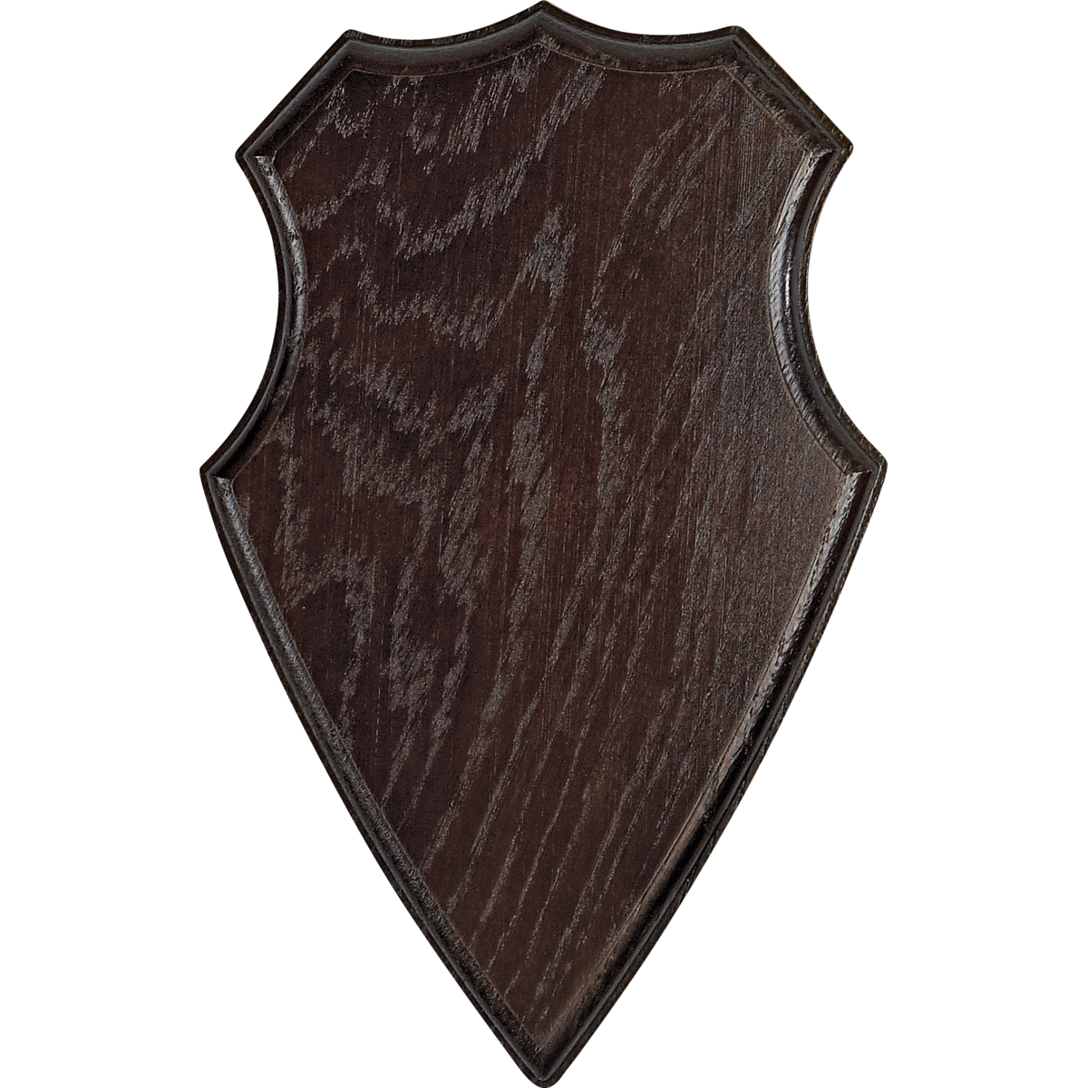 Bockplatte aus dunklem Holz - Seeland 21 x 13 cm