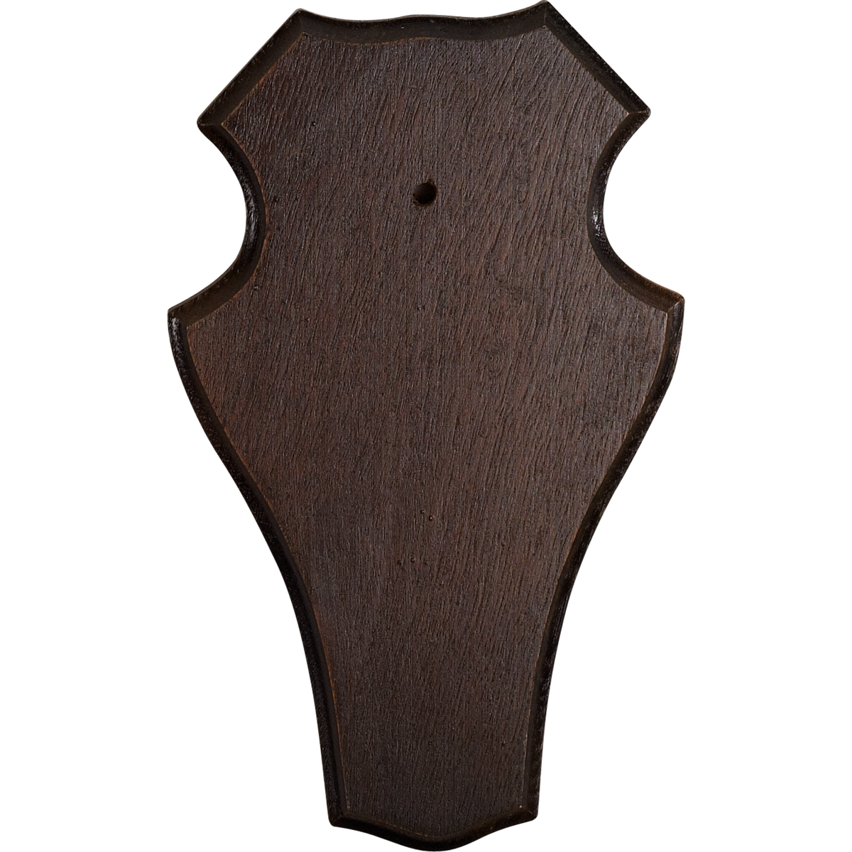 Bockplatte aus dunklem Holz - Seeland 19 x 12 cm