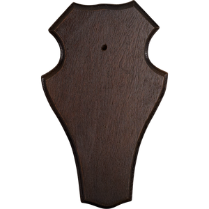 Bockplatte aus dunklem Holz - Seeland 19 x 12 cm