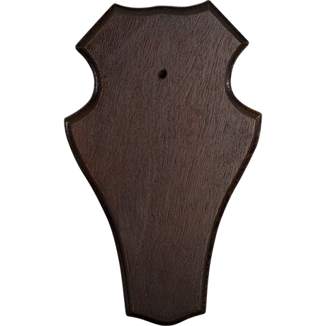 Bockplatte aus dunklem Holz - Seeland 19 x 12 cm