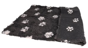 Active Canis Vetbed 100x150 cm, Large grau mit Pfoten