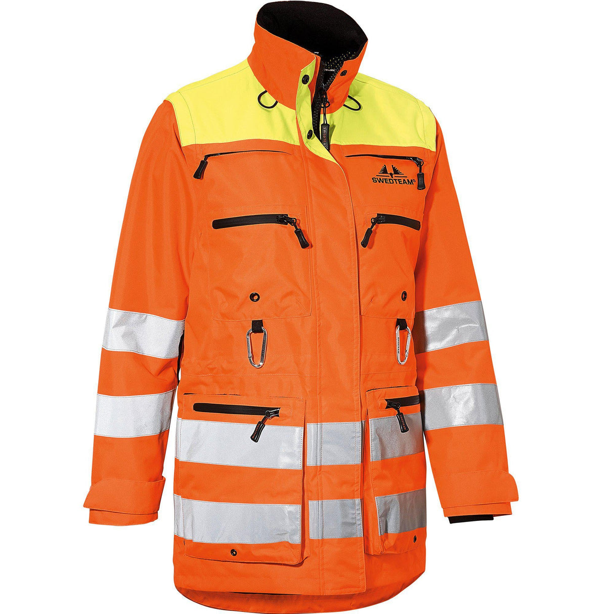 Gr. X-Large - Dog Handler Nicco Wo Hunting Jacket Orange Neon - Swedteam - Umtauschware