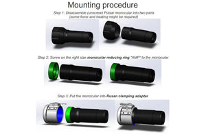 Reduzierring für Pulsar-Okular - Rusan