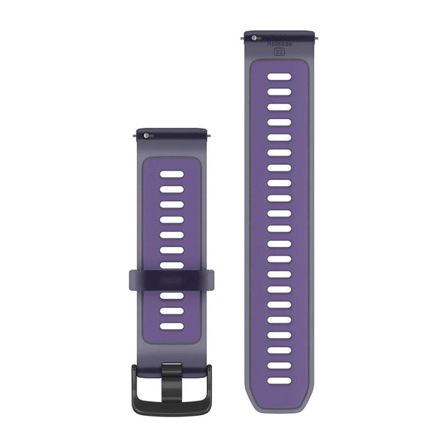 Quick Release remme (22 mm), Gennemskinnelig Imperial Purple/Indigo med Slate hardware 1