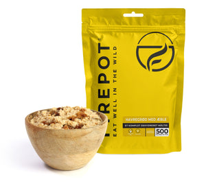 Haferbrei mit Apfel – Firepot
