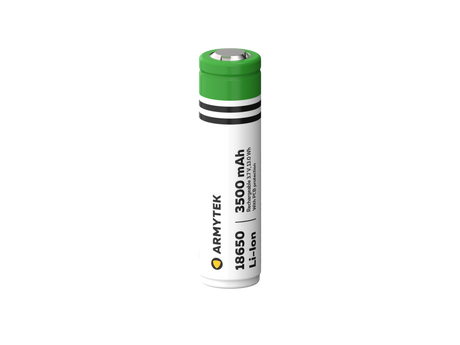 18650 Li-Ion 3500mAh Akku, geschützt, wiederaufladbar - Armytek
