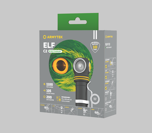 Elf C2 Micro USB - Weiß - 1100 lm - TIR 70°:120° - Armytek