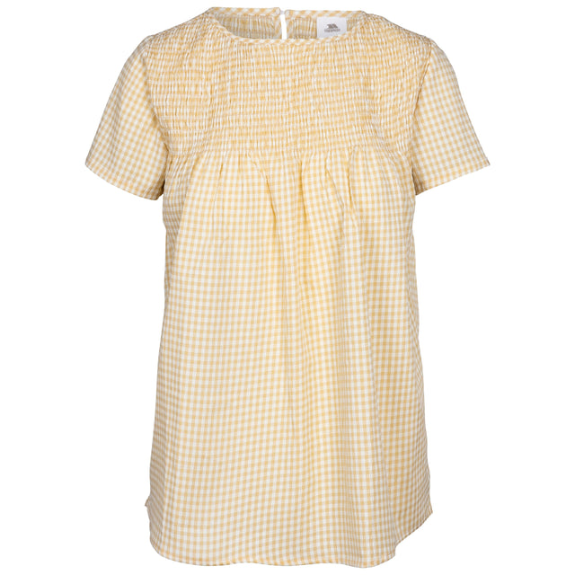 Candice - Pale Maize Gingham - Trespass