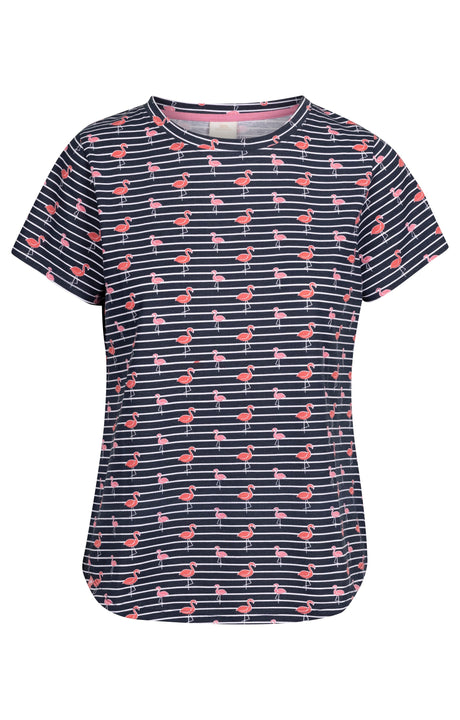 Cara - Navy Flamingo Stripe - Trespass