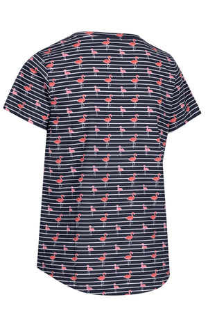 Cara - Navy Flamingo Stripe - Trespass