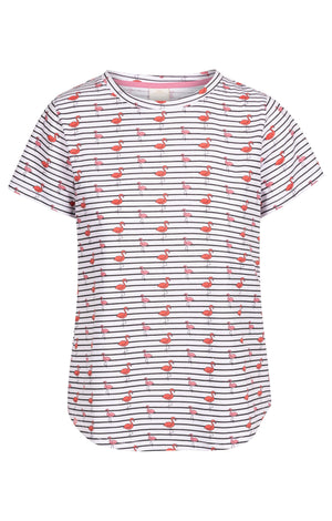 Cara - White Flamingo Stripe - Trespass