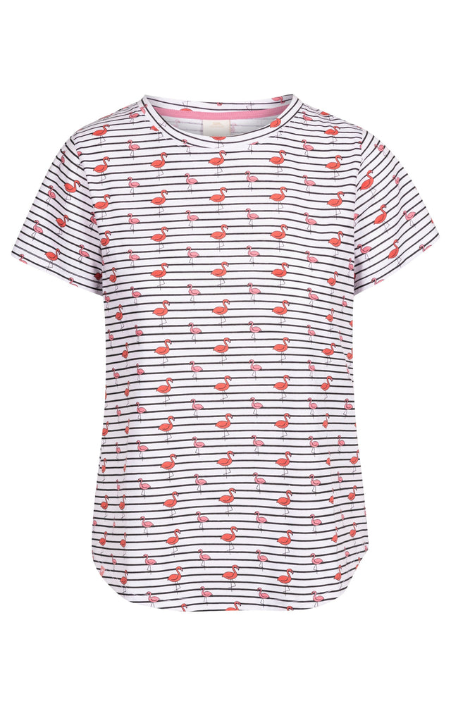 Cara - White Flamingo Stripe - Trespass