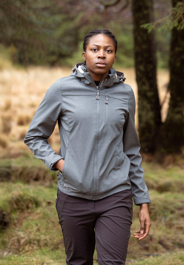 Claren II - Dark Grey Marl/blush - Trespass