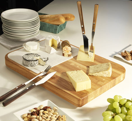 GRAND CHEESE PLACE Käse- und Schneidebrett 500X340X40 mm - Legnoart