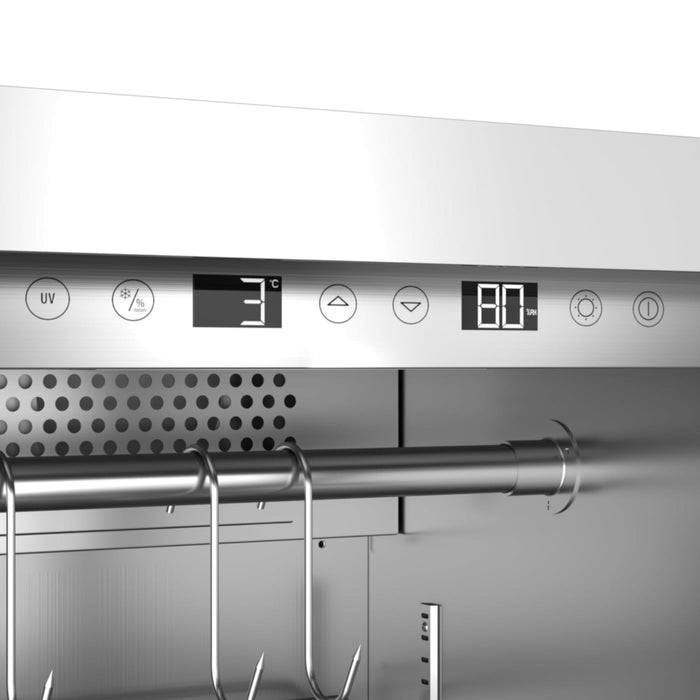 Caso DryAged Master – 125, Fleischreifeschrank, 125 l, Edelstahl