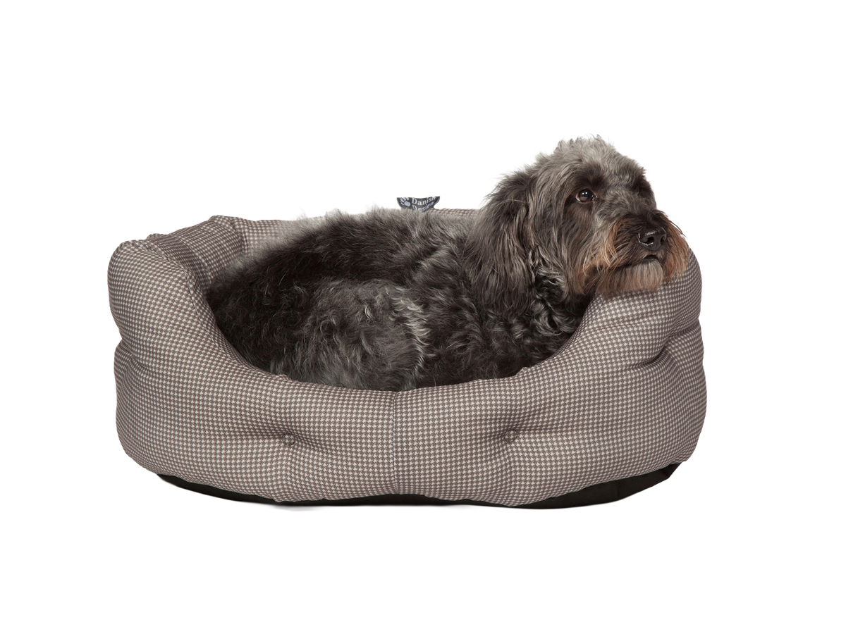 Snuggle Bed Vintage Dogstooth 101 cm