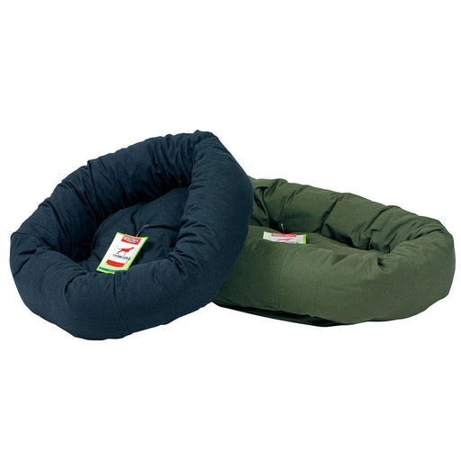 Hundekurv - Donutseng - Grøn - Jagtbutikken