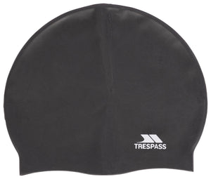 Denon- Unisex Swimming Cap - Black - Trespass