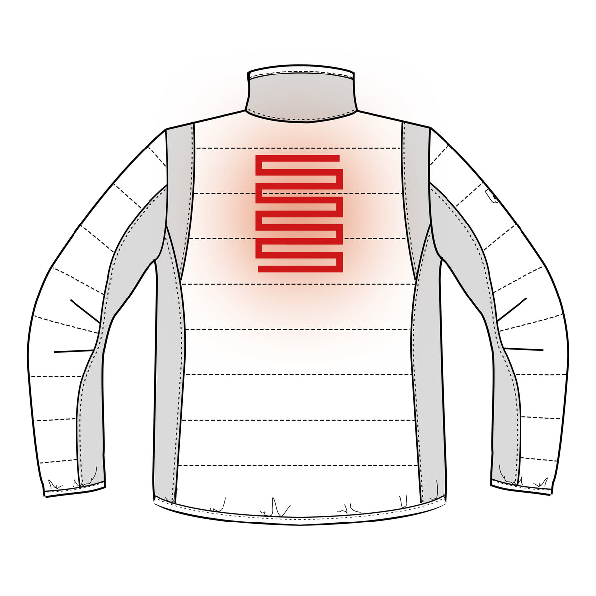 Heat gesteppte Jacke - Dunkelblau - Deerhunter