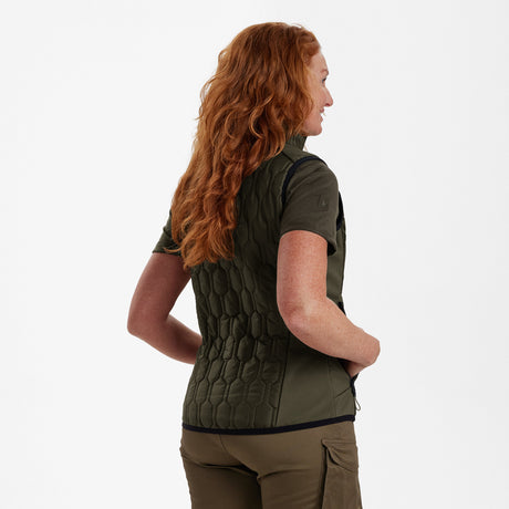 Lady Mossdale gesteppte Weste Forest Green - Deerhunter