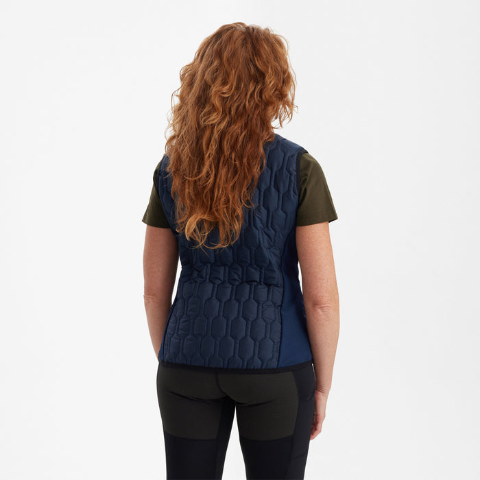 Lady Mossdale Steppweste Dress Blues - Deerhunter